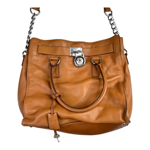 Michael Kors Women's‎ Nouveau Hamilton Tote Pebbled Leather - Picture 1 of 11